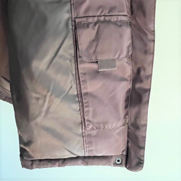 L.L. Bean Goose Down Filled Puffer Vest Removable Faux Fur Collar Size L - Picture 11 of 13